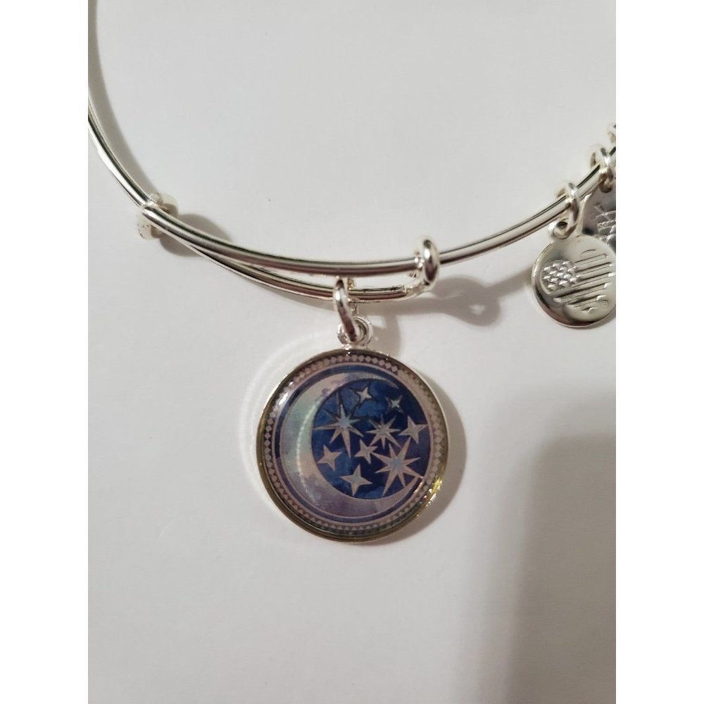 Alex and Ani Moon and Stars Bracelet - Picture 3 of 3